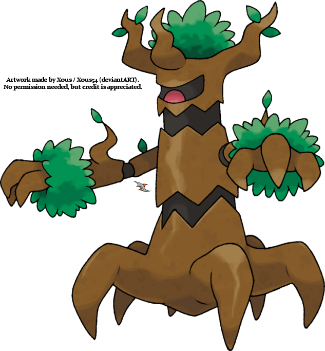 It Is Time For Spooky Tree To Take Over The Metagame - Pokemon Ghost Grass Type (633x683)