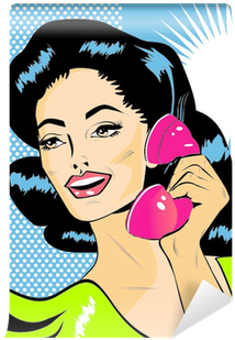 Lady Chatting On The Phone - Marketing De Basisprincipes (400x400)