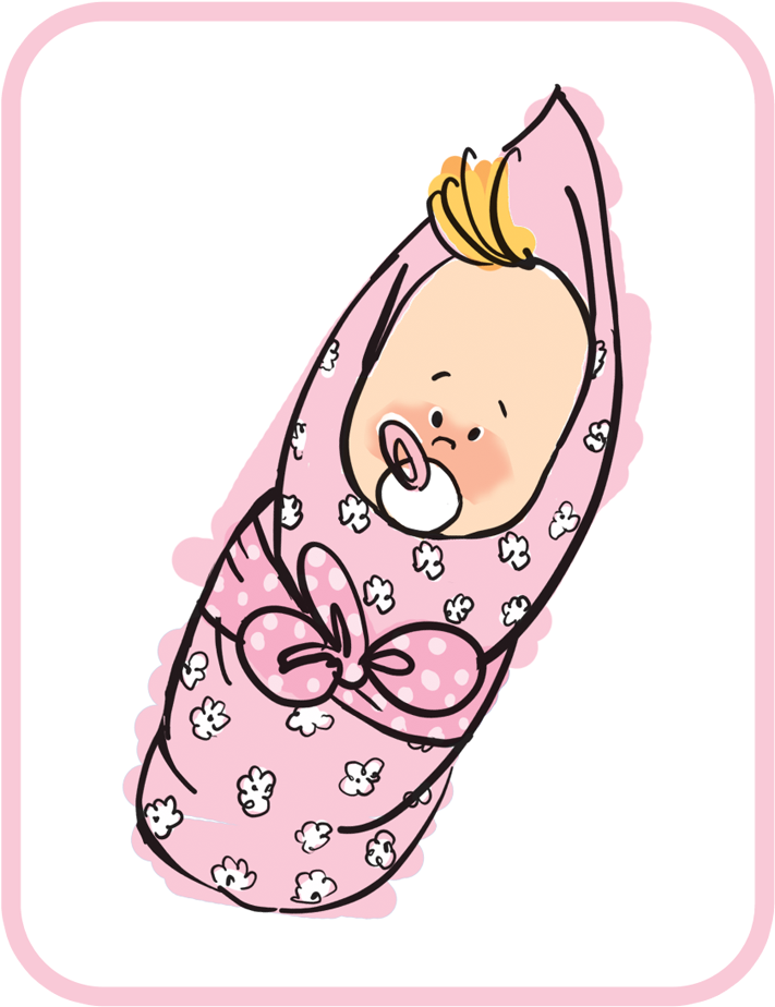 Baby Retro Clip Art - Scrapbooking (832x1044)
