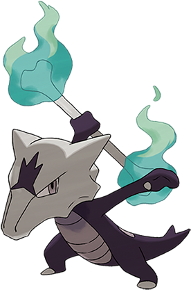 Secondary Ghost-type Pokémon - Marowak Alola (475x475)