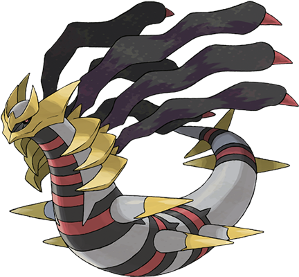 Pokémon With Ghost-type Alternate Formes - Giratina Origin Form Png (475x475)