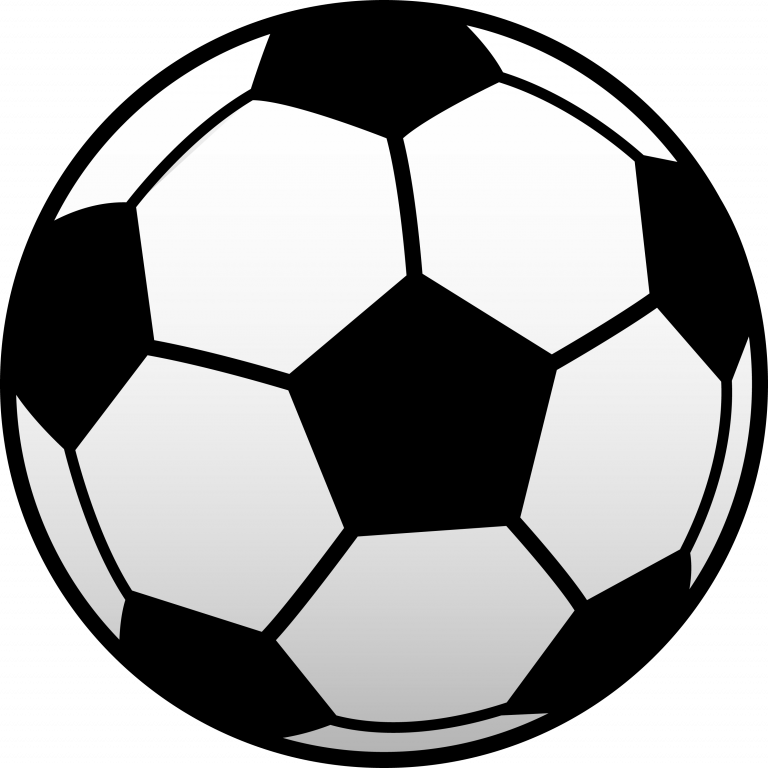 Soccer Ball Coloring Page Printable School Themes Clip - Soccer Ball Clip Art (768x768)