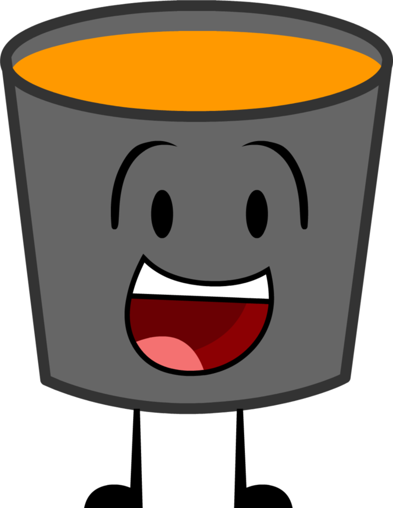 Lava Bucket By Kitkatyj - Human Object Show (786x1016)