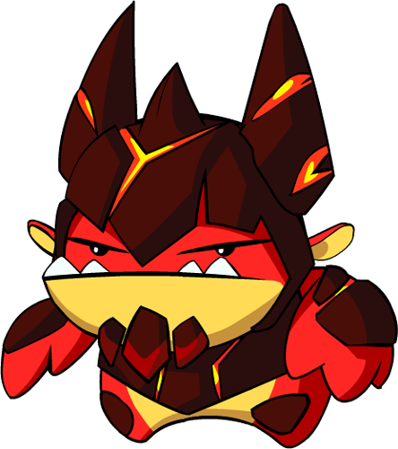 Lava Monster Clipart (444x500)