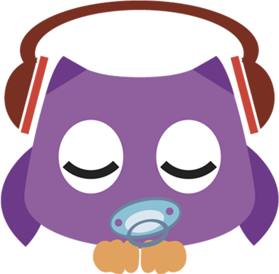 Smarttv Sleep Baby Owl - Cartoon (600x600)