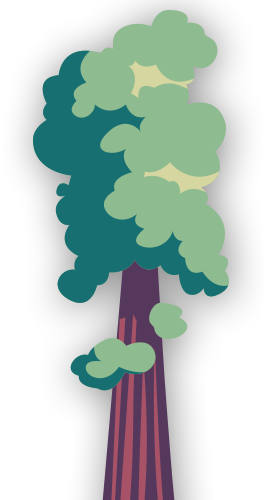 Pin Sequoia Tree Clipart - Illustration (268x500)