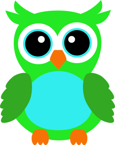 Green Owl - Owl (380x480)