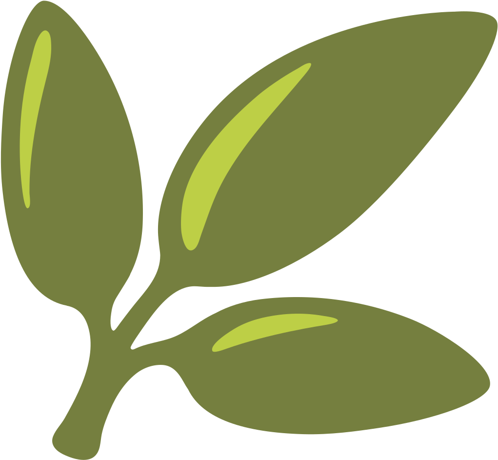 File - Emoji U1f33f - Svg - Herbs Emoji (1024x1024)