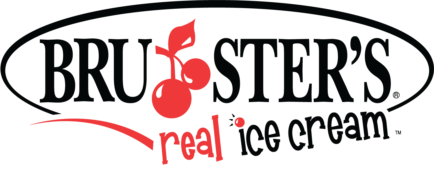 Bruster's Real Ice Cream Of - Brusters Ice Cream Clipart (1500x588)