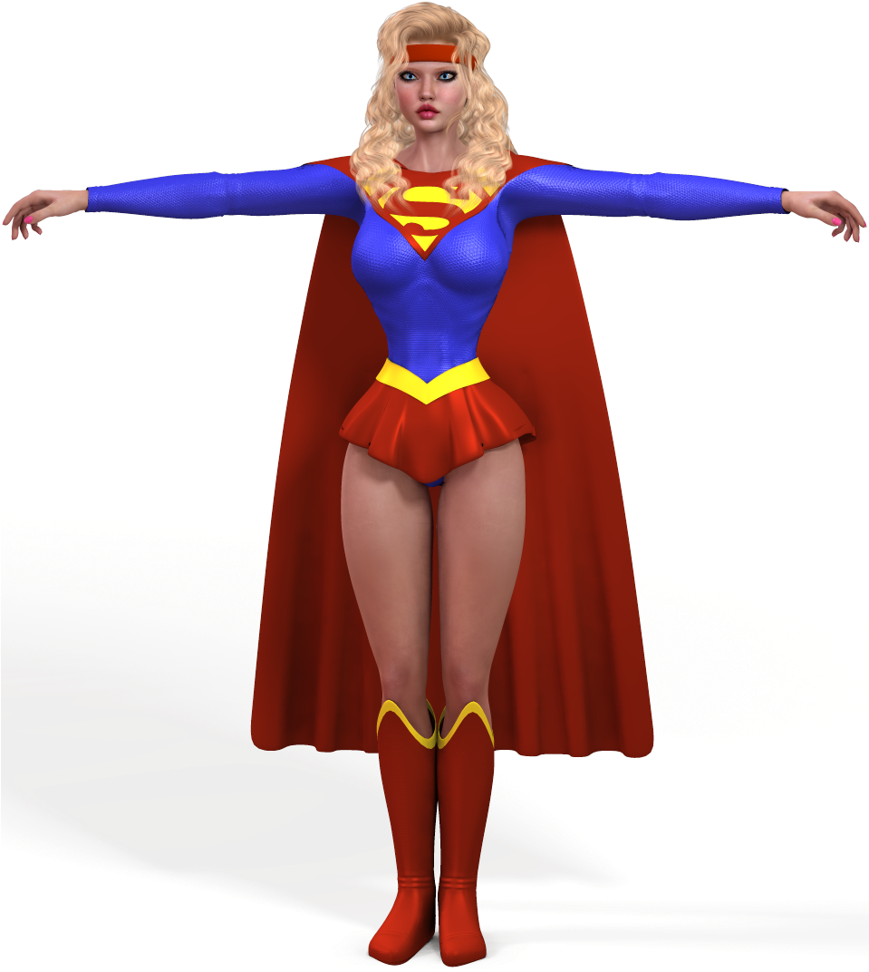 Supergirl Ver 2 Costume Preview By Terrymcg - Cape (958x1100)