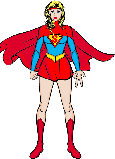 Supergirl Via Hero Machine By Wild Card Cr - Supergirl Via Hero Machine By Wild Card Cr (400x600)