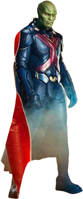 Martian Manhunter Png By Stark3879 - Martian Manhunter Supergirl Png (400x852)
