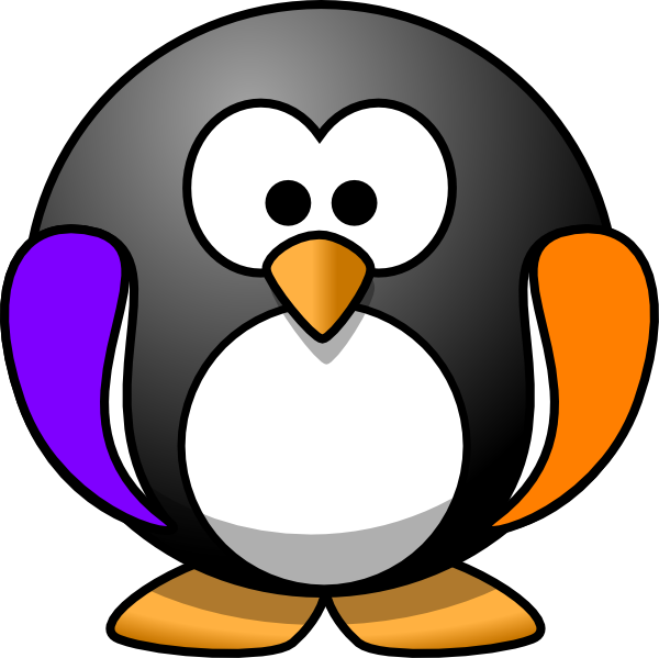 Cartoon Penguin (600x599)