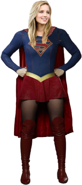 Supergirl Transparent By 13josh16 - Advanced Graphics Supergirl Tv Series Standup (600x971)