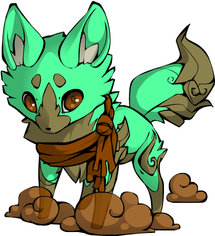 Ice Cream Adopt - Mint Chocolate Chip Wolf (600x550)
