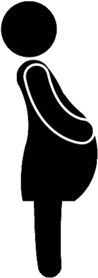 Pregnancy Mother Clip Art - Pregnant Woman Icon Vector (600x600)