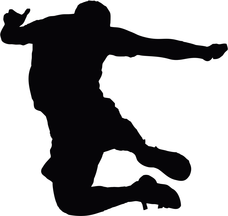 Jumping Man Silhouette - People Silhouette Jumping Png (2296x2175)