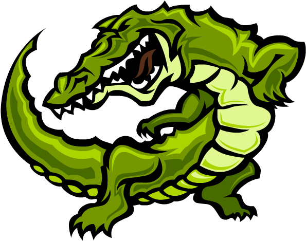 Gator Stickers Messages Sticker-5 - Alligator (618x618)
