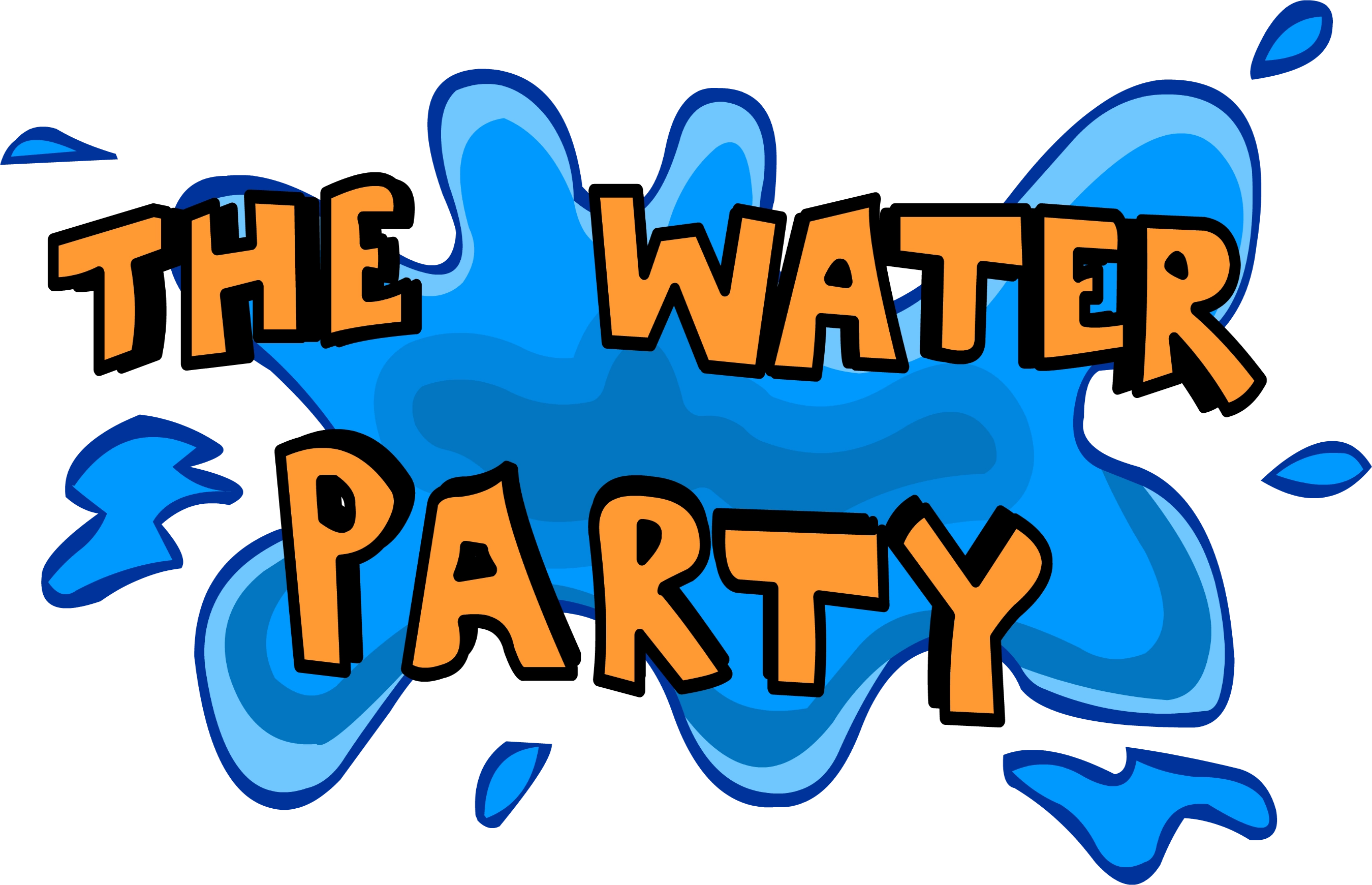 Water Party - Water Party Club Penguin (2700x1741)