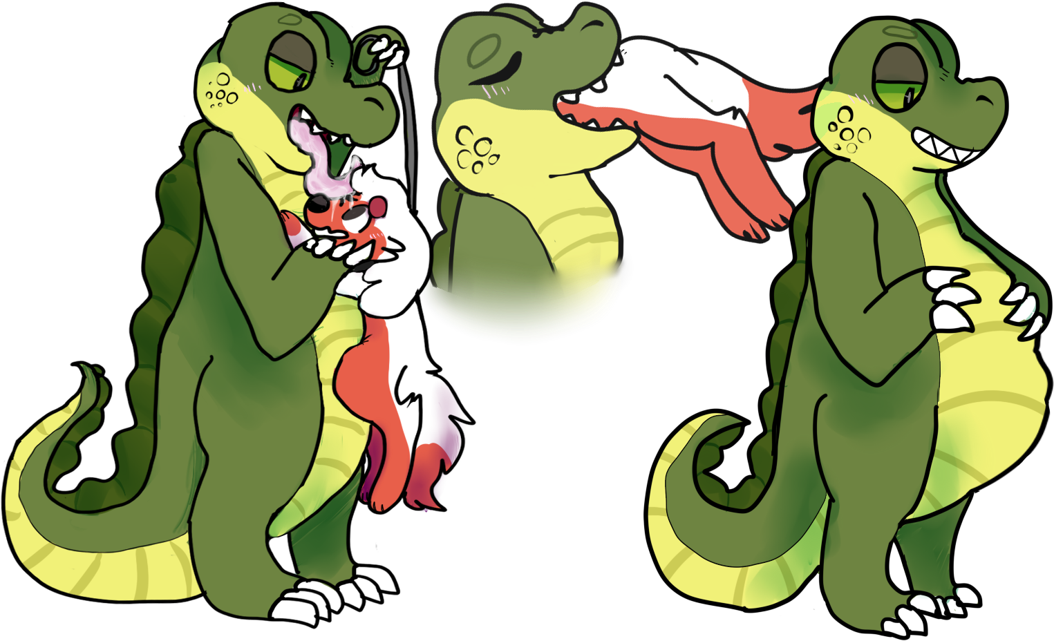 I Love Alligators So Much Tbh - Cartoon (1621x967)