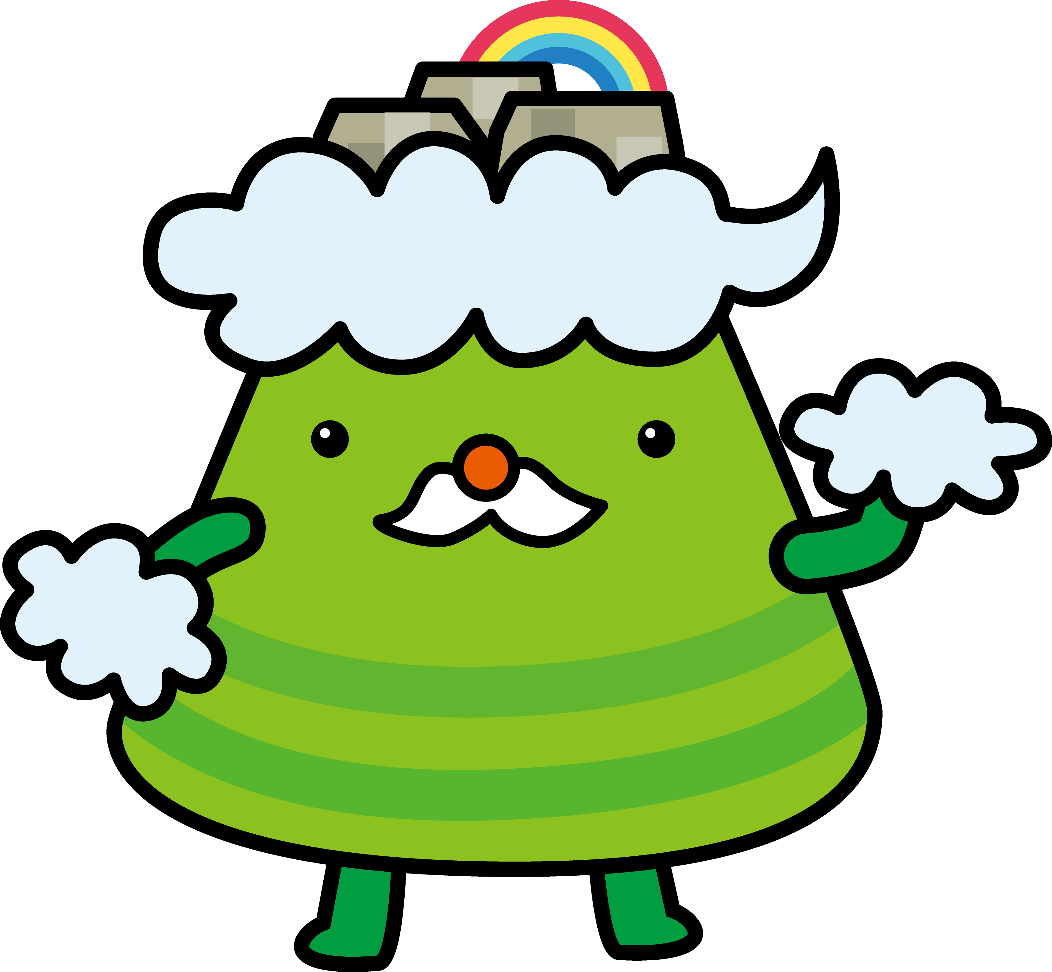 Takeji, The Mascot Of Takeda Castle - Takeda Castle (3429x3169)