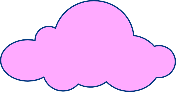 Cloud Png - Clipart Library - Pink Clouds Clip Art (600x313)