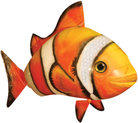 Air Swimmer - Clownfish - Air Swimmer Remote Control Flying Fish (500x500)