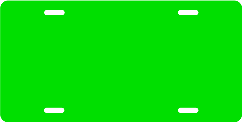 Assorted Color License Plates - Assorted Color License Plates (500x500)