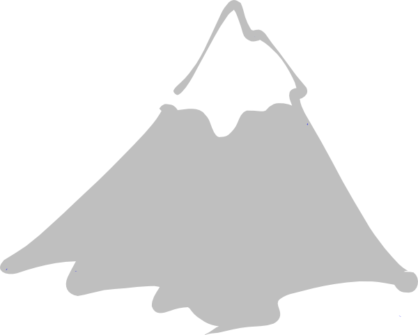 Mountain Peaks Clipart - Mountain Clip Art No Background (600x481)