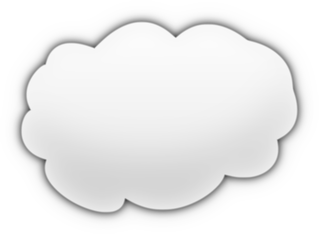 Black, Cloud, Sun, White, Cartoon, Clouds, Smoke, Grey - Cartoon Cloud Png (640x470)