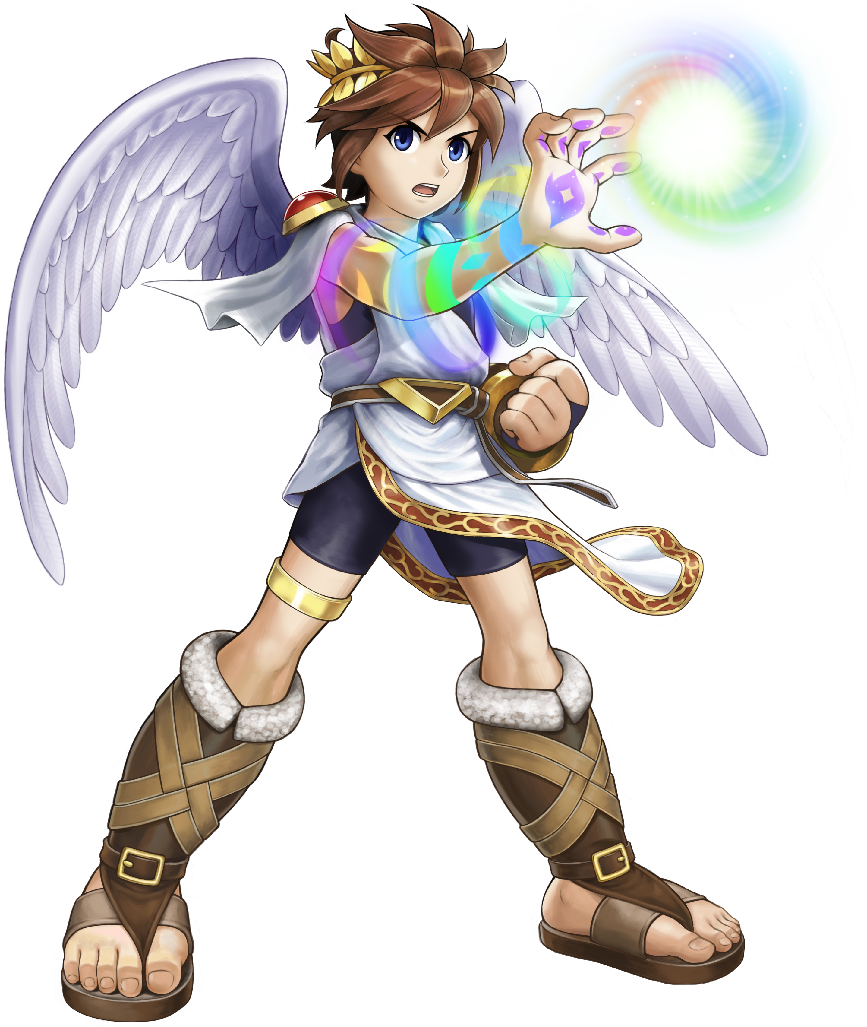 Pit Violet Palm - Kid Icarus Uprising Pit (2876x3405)