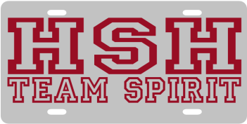 Team Spirit License Plate - Team Pug Note Cards (pk Of 10) (350x350)