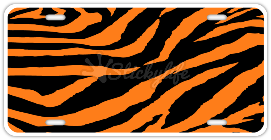 Tiger License Plate - Vehicle Registration Plate (940x587)