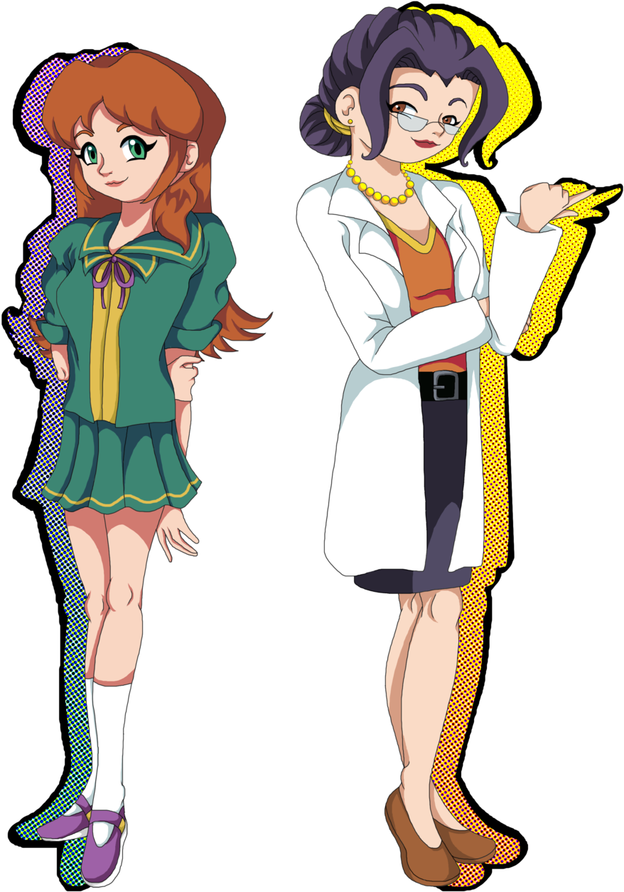 Megaman Ruby Spears-tempo And Dr - Dr Lalinde Mega Man (1024x1325)