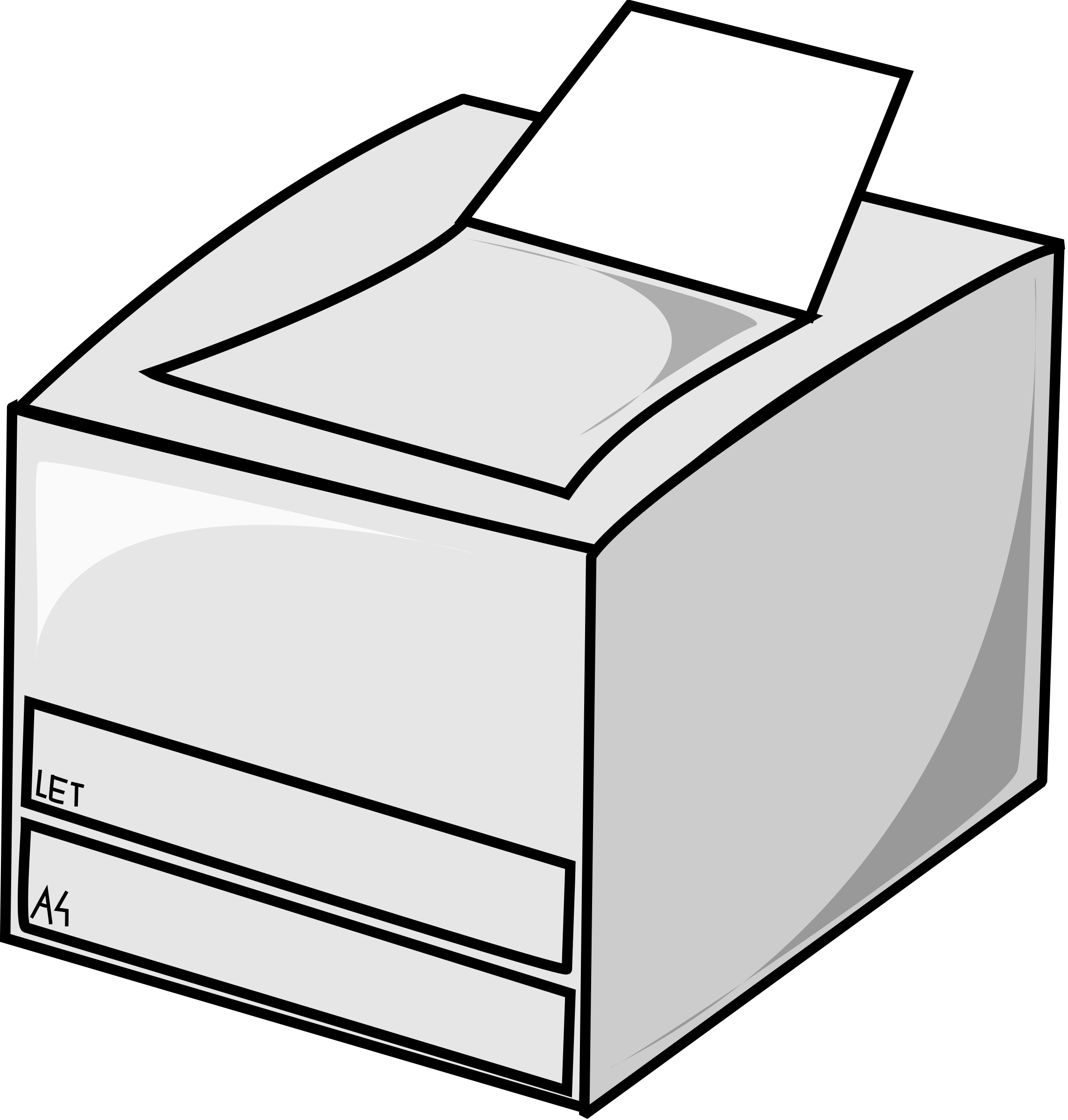 Printer - Laser Printer Clipart (2289x2400)