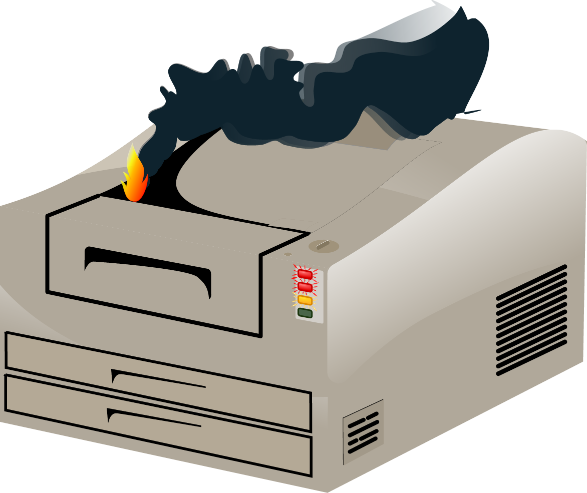 Printer Laser Printing Clip Art - Printer Laser Printing Clip Art (1172x985)