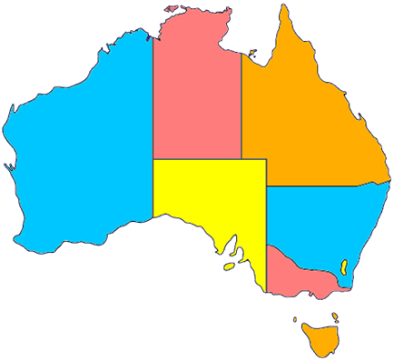 Other Plate Submissions - Australia Map (434x397)