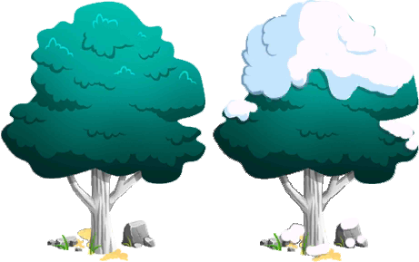 Canterlot Big Tree - My Little Pony Tree Png (461x289)