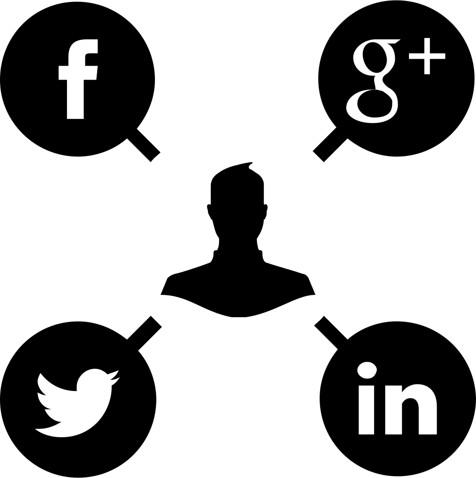 Social Media Campaign Comments - Social Media Icon Black And White (980x984)