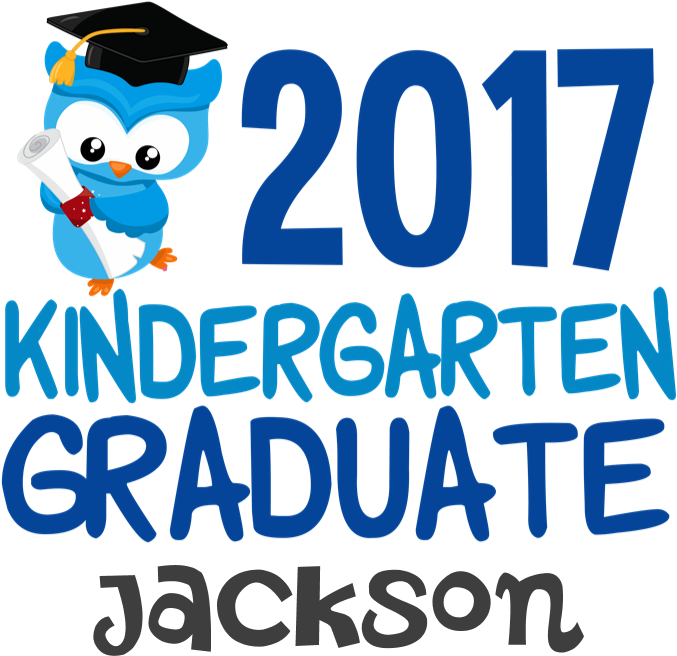 2017 Kinder Grad Custom T-shirt - Customized Graduation T Shirt (700x700)