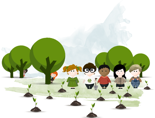 Each Tree Gives Future To Us Children - Tree (595x510)