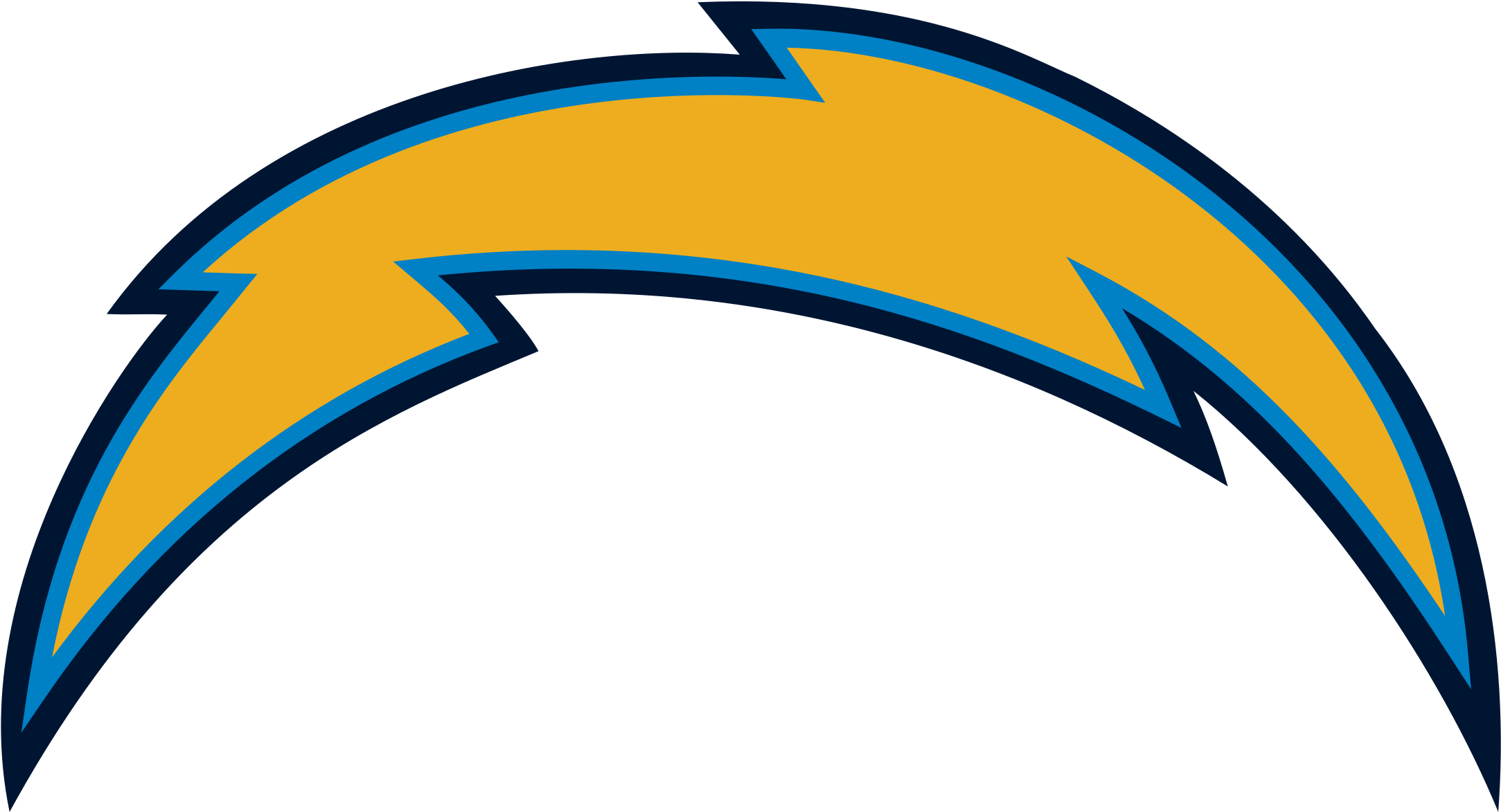 Los Angeles Chargers Logo Transparent - Chargers Logo Png (2400x1400)