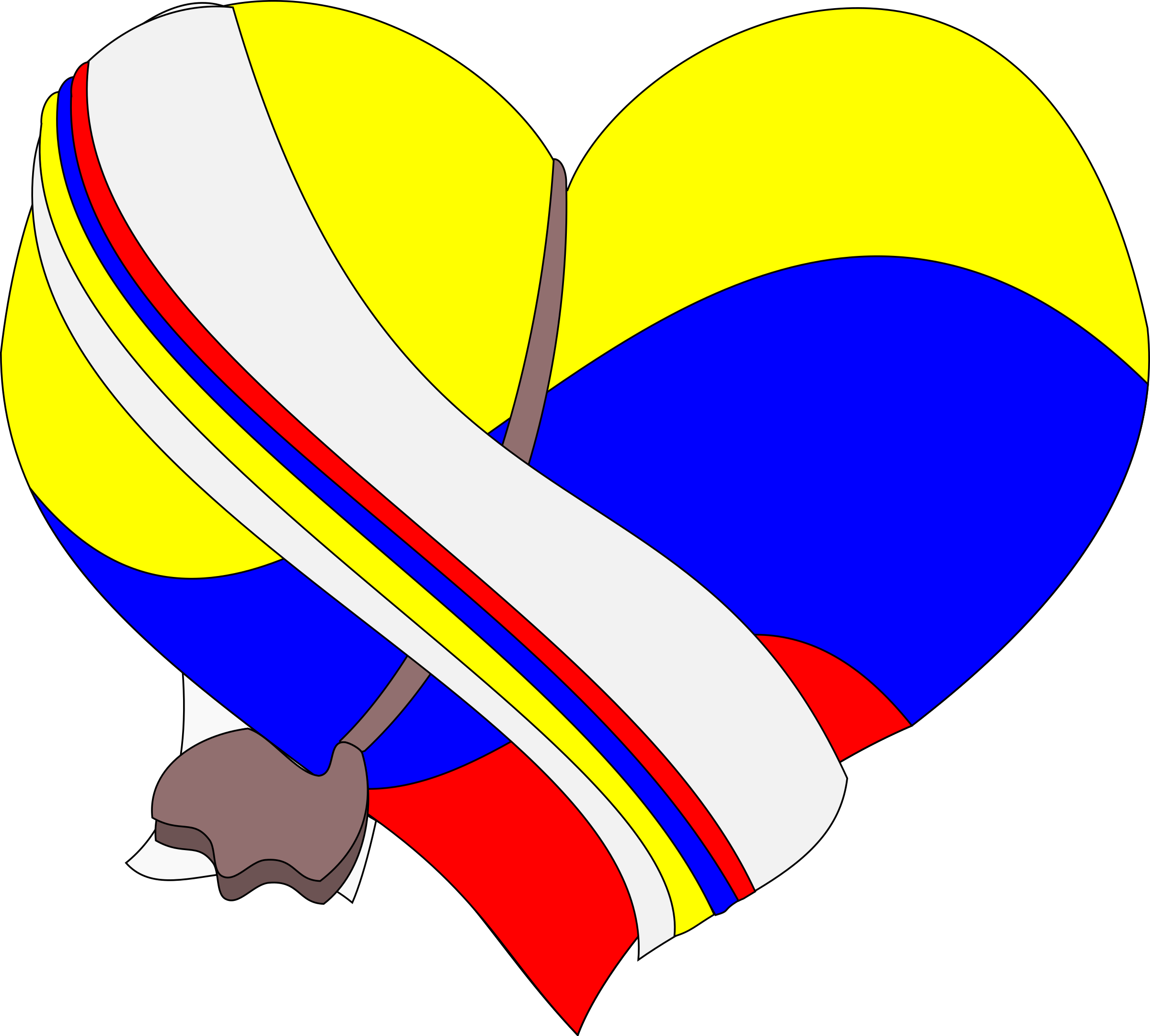 This Free Icons Png Design Of Corazon De Colombia - Corazon De Colombia En Png (2400x2162)
