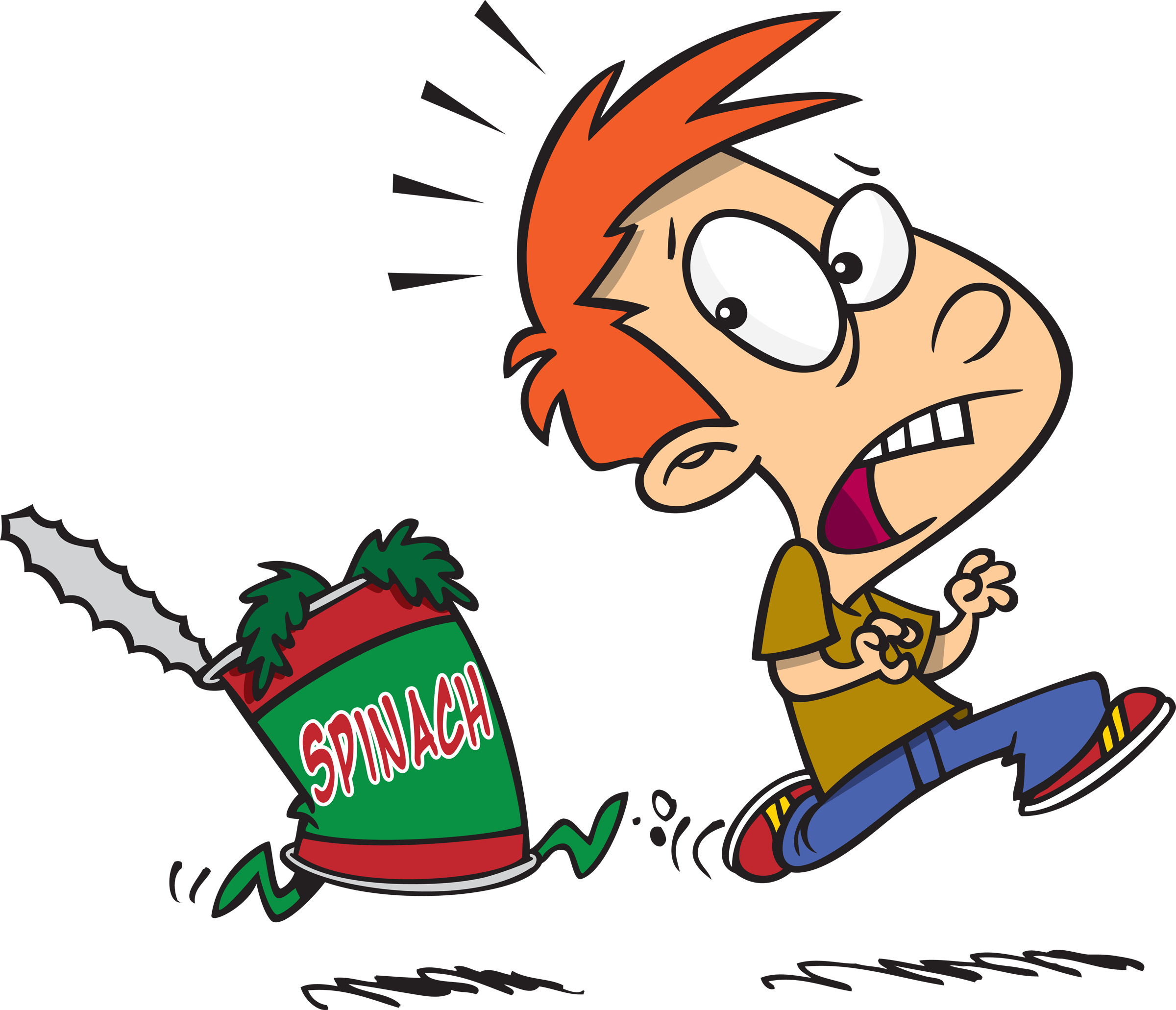 Blech - Transparent Cartoon Scared Boy (2400x2061)