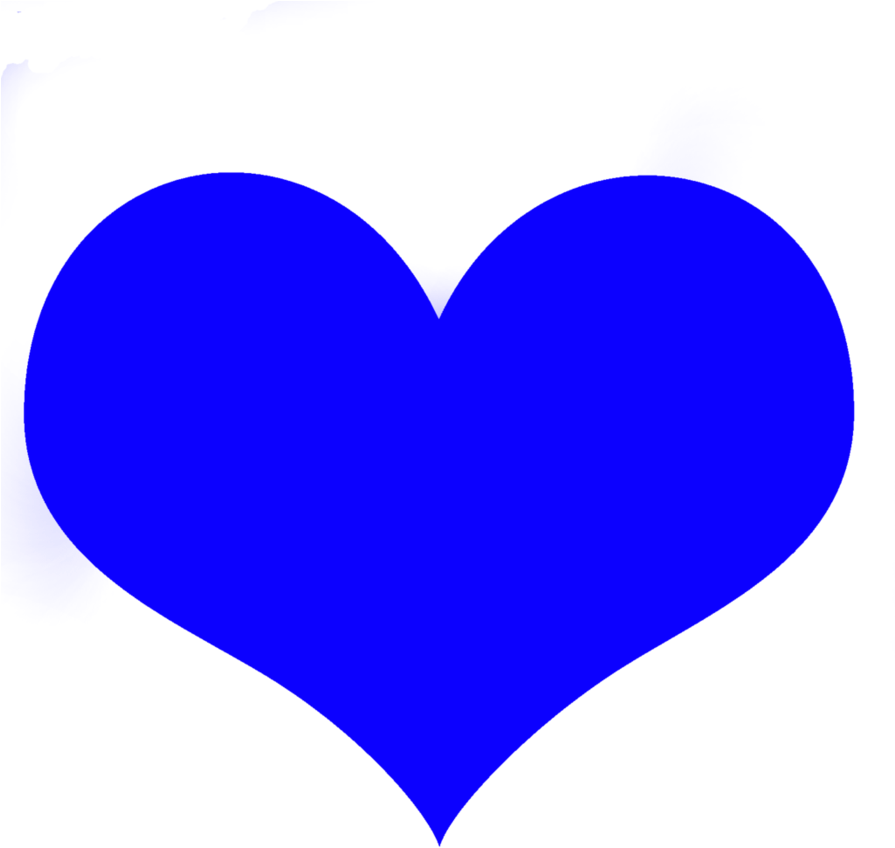 Corazon Png Azul By Eveedtions - Corazon De Color Azul (894x894)