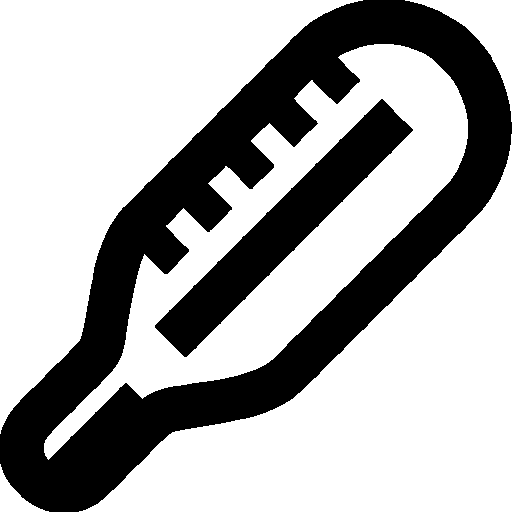 Pixel - Medical Thermometer Icon (980x980)