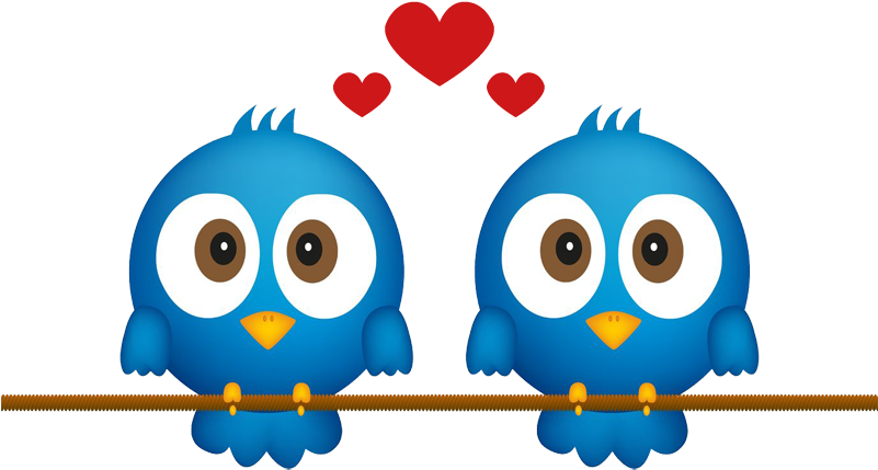 Feel The Love - Desenho Passaro Azul (800x471)