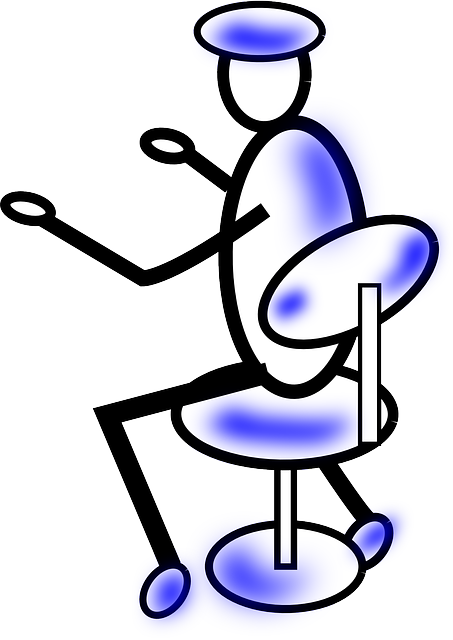 Think Computer, Chair, Person, Hat, Work, Engineer, - Clip Art (453x640)