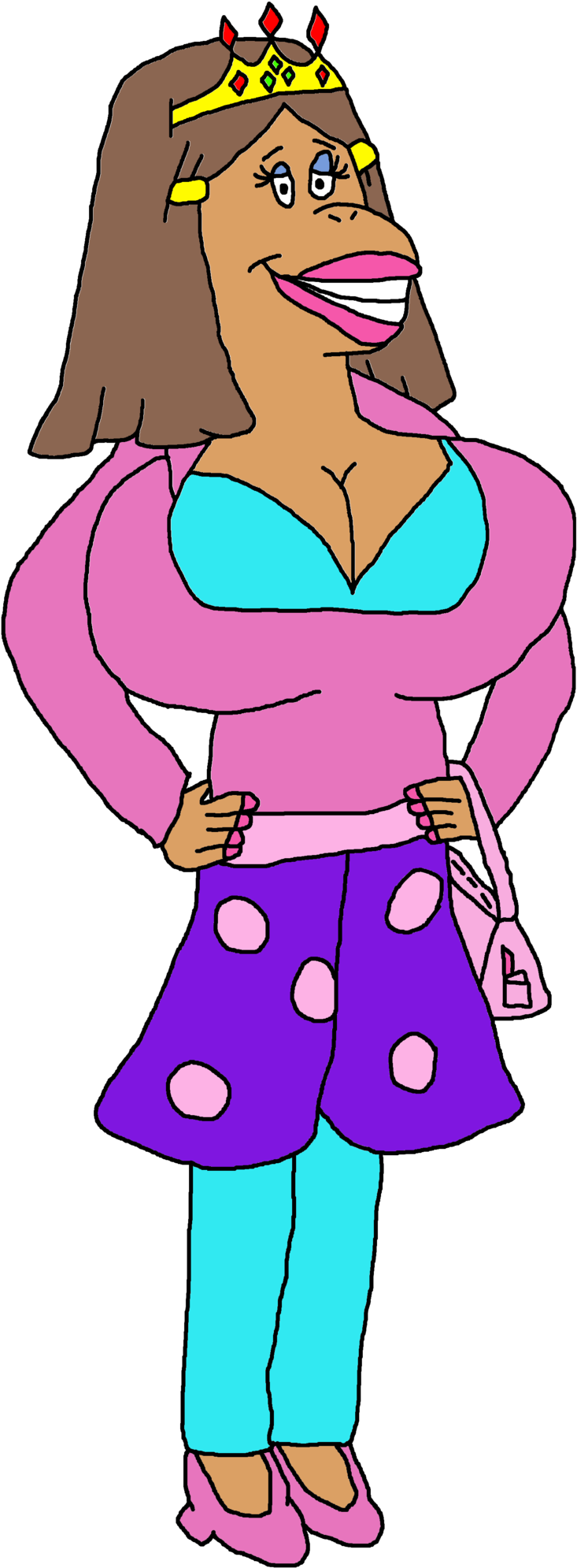 Francine Frensky&newest Mature Makeover Clip Art By - Mature Clipart (1024x2016)