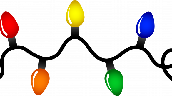Lofty Ideas Strand Of Christmas Lights Not Working - Transparent Background Christmas Lights Clipart (585x329)